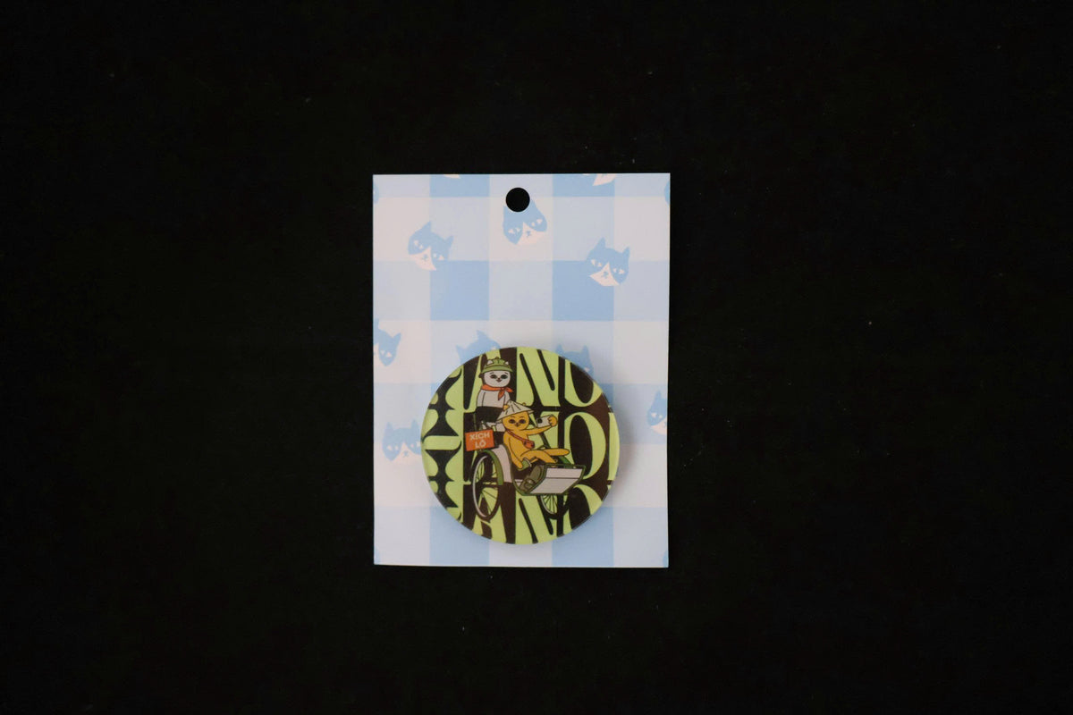 Rare CULCAT Vietnamese Cyclo Cat Pin Badge – Limited Promotional Release