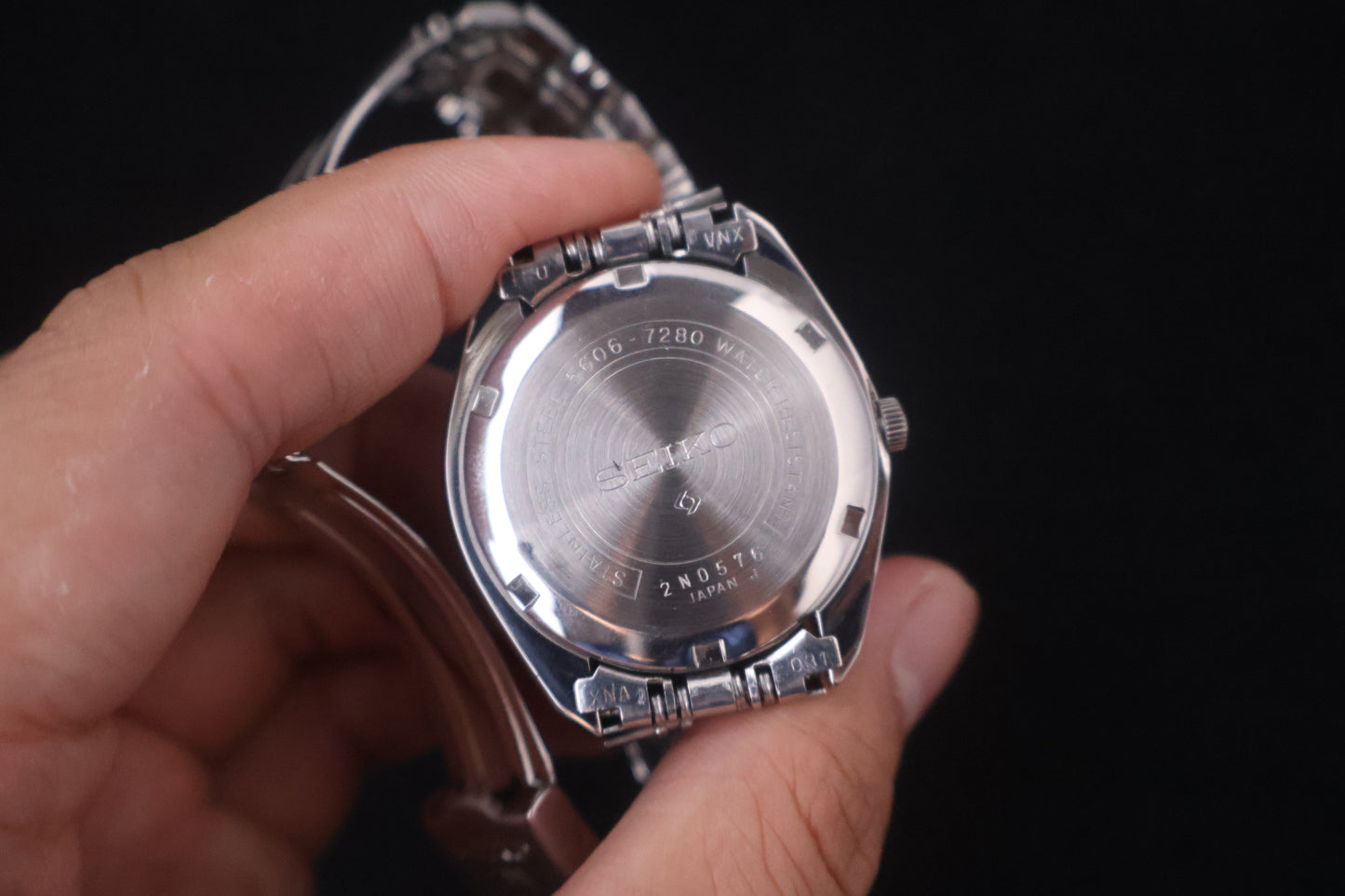 (SERVICED) Rare Vintage 1972 Seiko Lord Matic LM Blue Dial 23 Jewels 5606-7280