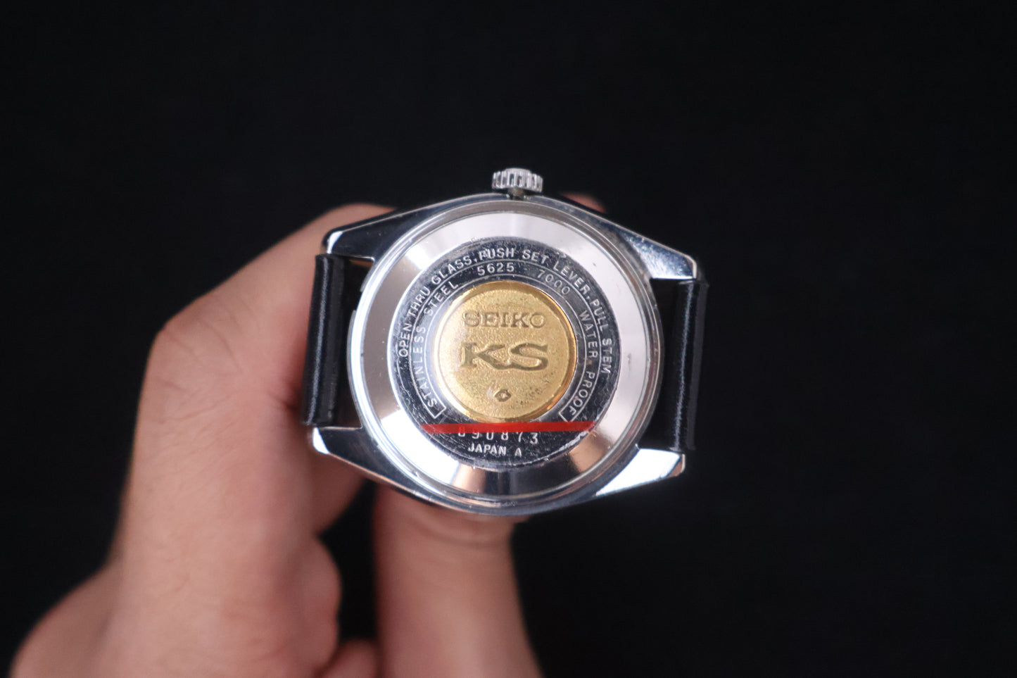 (SERVICED) Rare Vintage 1970 King Seiko KS Hi-Beat Gold Medallion 25 Jewels 5625-7000