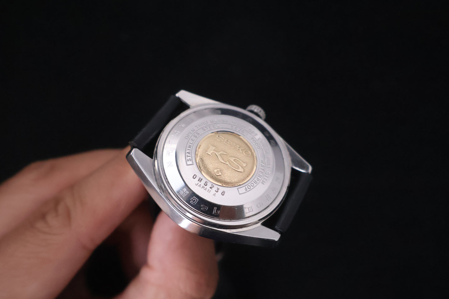 (SERVICED) Rare Vintage 1970 King Seiko KS Hi-Beat Gold Medallion 5626-7000