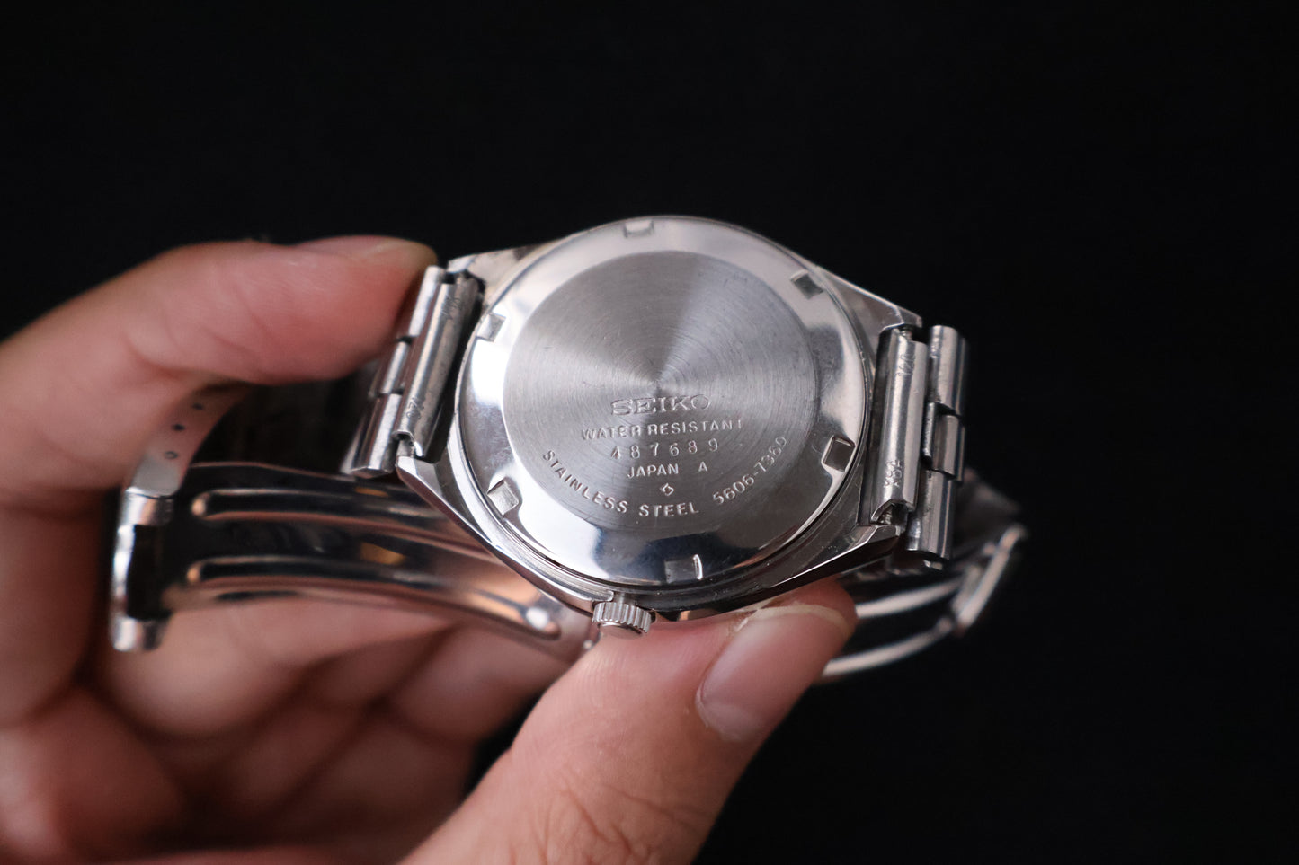 (SERVICED) Rare Vintage 1974 Seiko Lord Matic Brown Faceted 23 Jewels 5606-7360