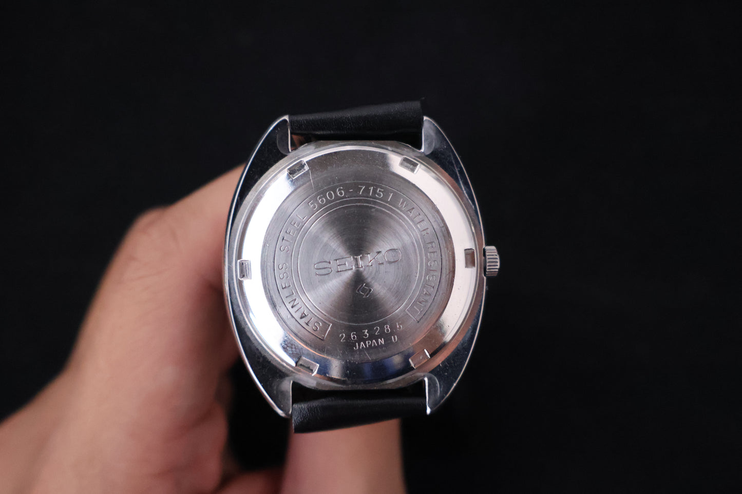 (SERVICED) Rare Vintage 1972 Seiko Lord Matic Blue Dial 23 Jewels 5606-7151