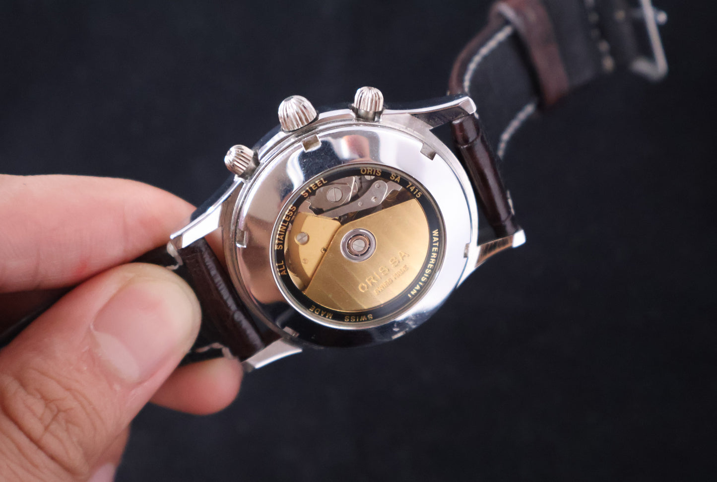 (SERVICED) ORIS Swiss Made Automatic Chronograph - Ref. 7415 - Valjoux 7750
