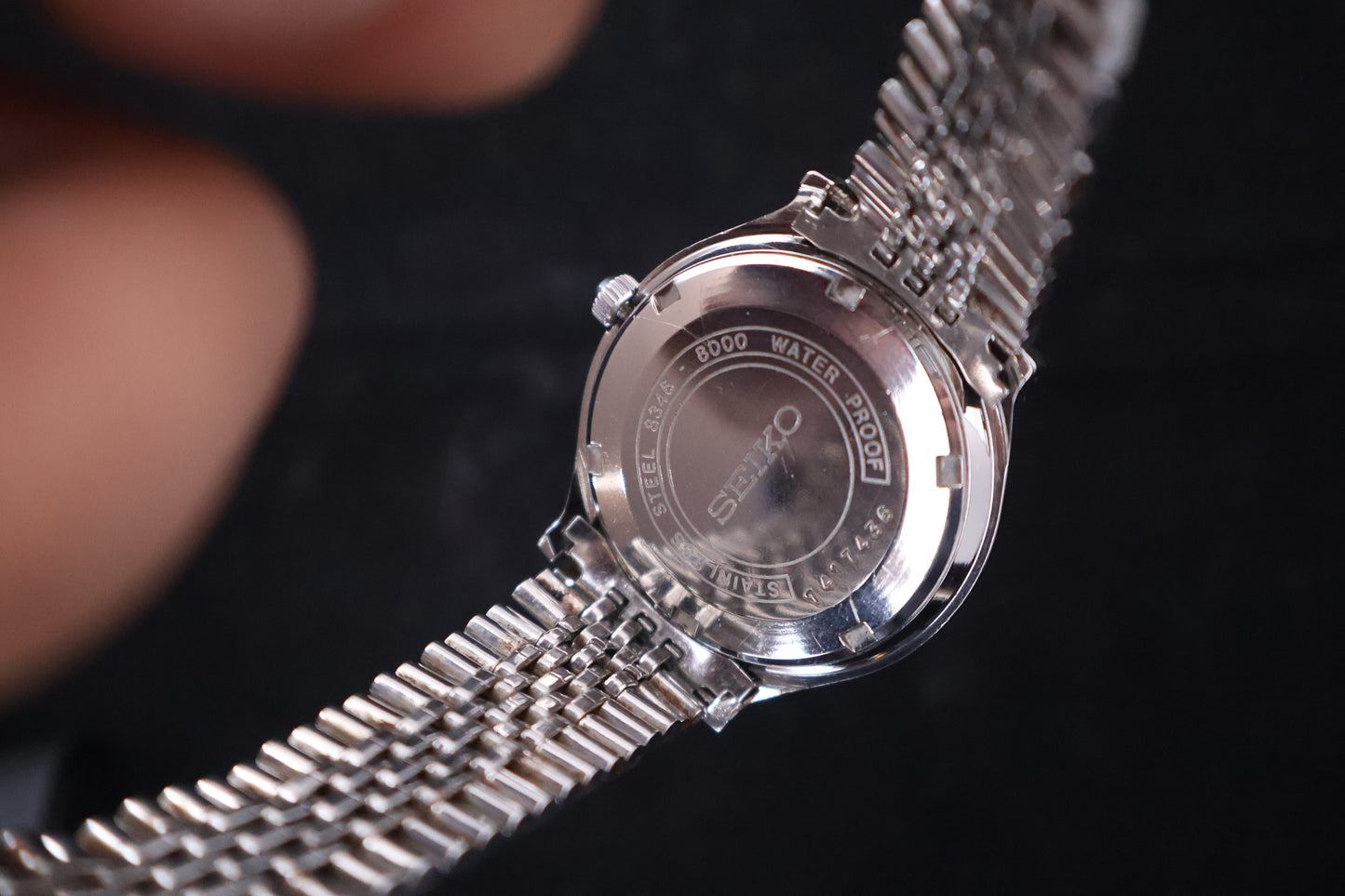 (SERVICED) Rare Vintage 1967 Seiko Business-A Diashock 27 Jewels 8346-8000