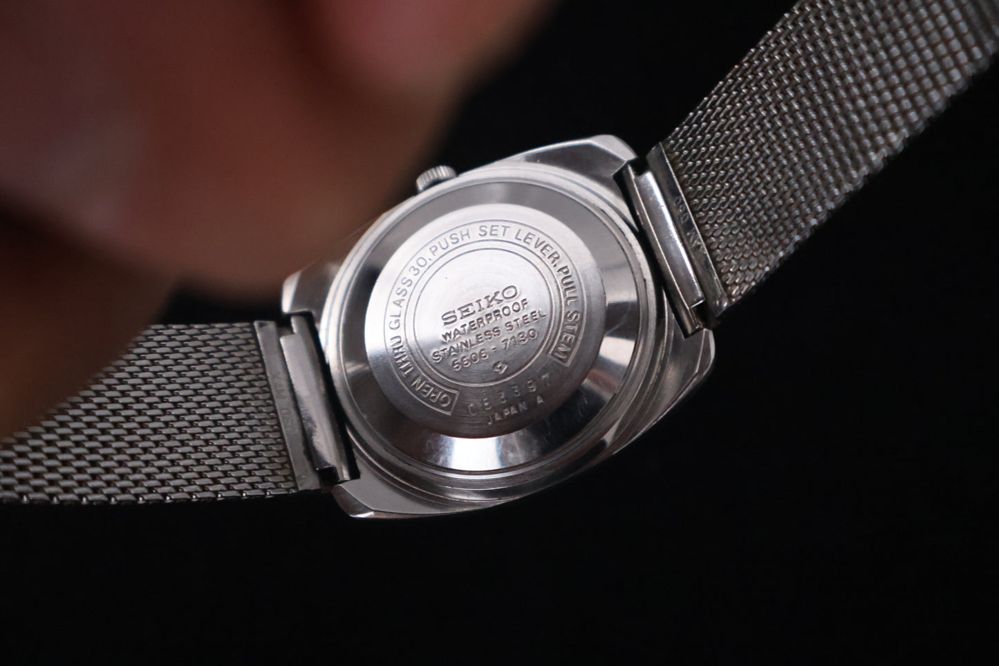 (SERVICED) Rare Vintage 1970 Seiko Lord Matic 25 Jewels 5606-7130