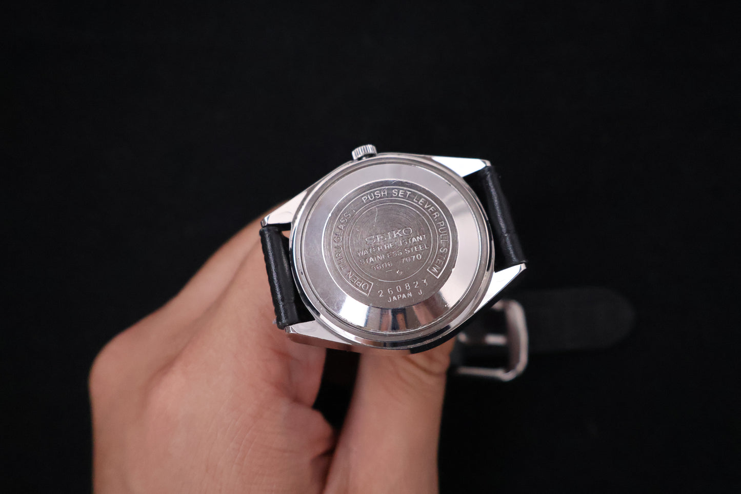 (SERVICED) Rare Vintage 1972 Seiko Lord Matic 23 Jewels 5606-7070
