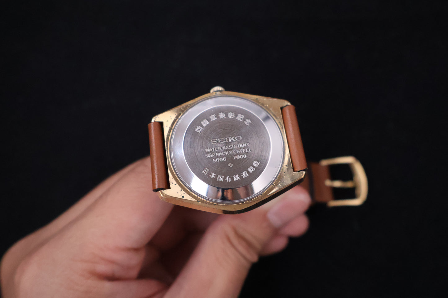 (SERVICED) Rare Vintage 1970 Seiko Lord Matic SGP 23 Jewels JDM 5606-7000
