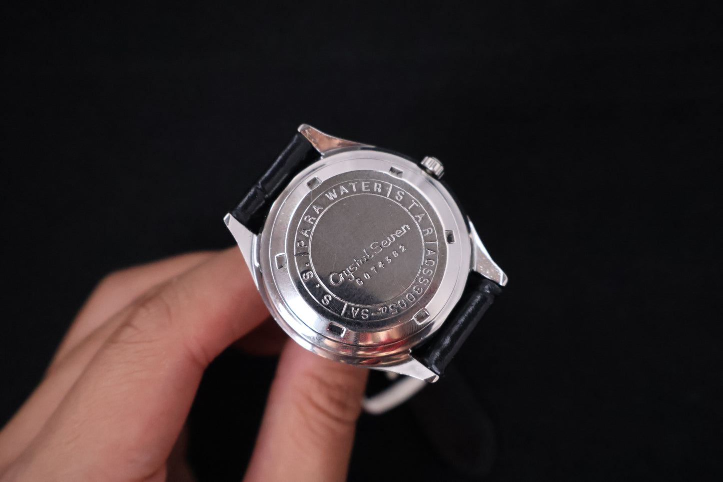 (SERVICED) Vintage 1966 Citizen Crystal Seven Red Dial 23 Jewels - ACSS 3005-SA