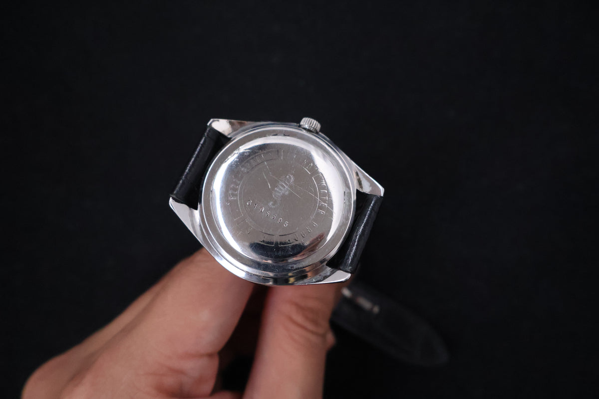 (SERVICED) Rare Vintage 1966 Seiko Skyliner Red Dial 21 Jewels 6222-8000