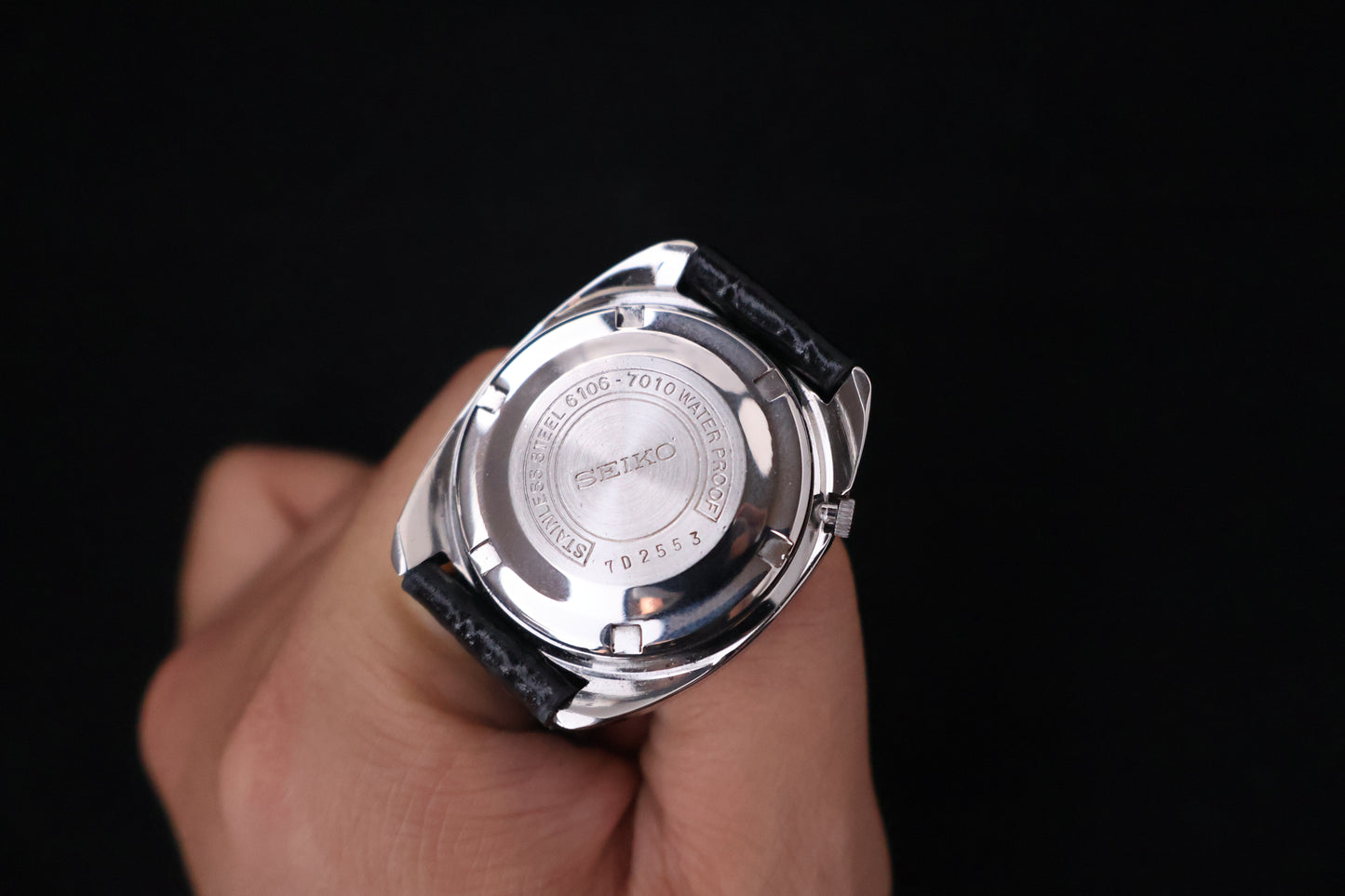 (SERVICED) Rare Vintage 1967 Seiko 5 DX Deluxe 25 Jewels 6106-7010