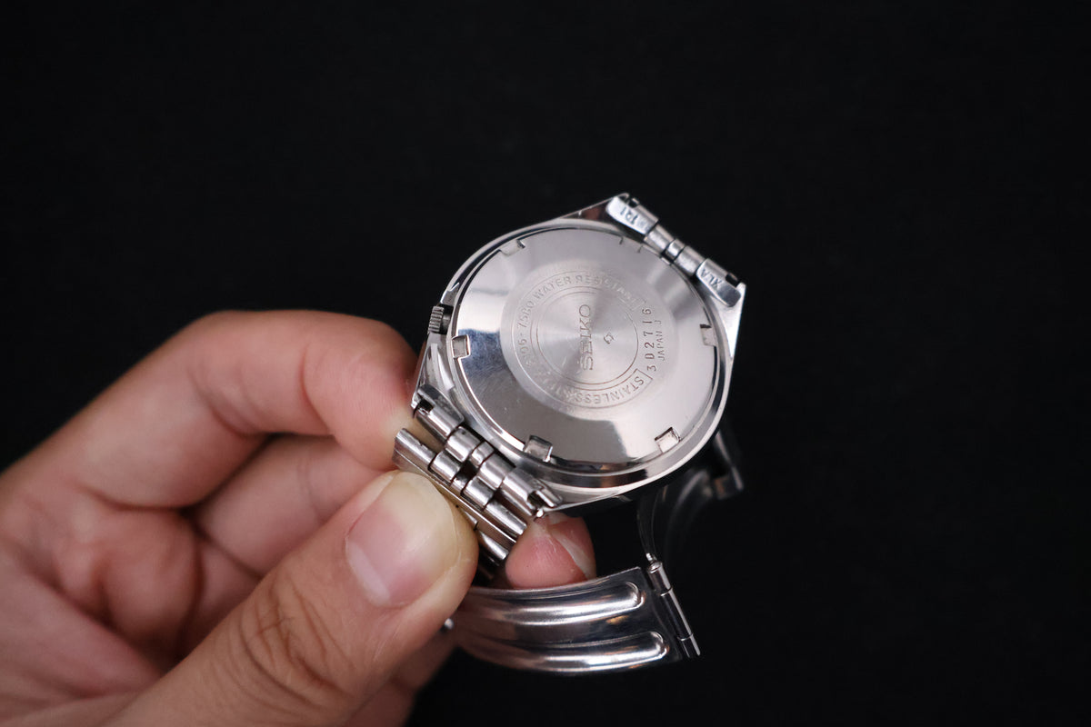 (SERVICED) Rare Vintage 1973 Seiko 5 Actus SS 23 Jewels 6106-7580