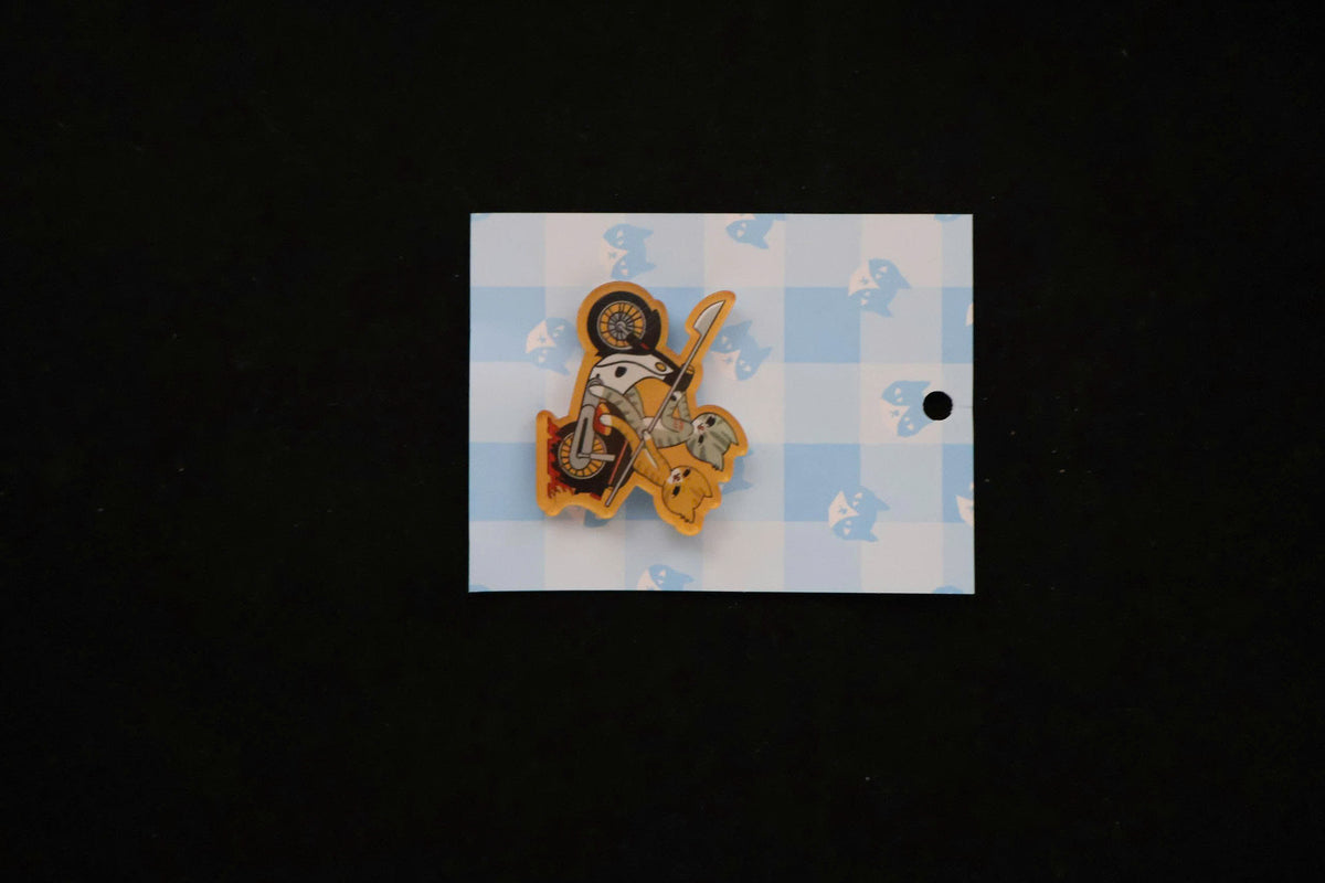 Rare CULCAT Cats on Motorbike Pin – Limited Promotional Release