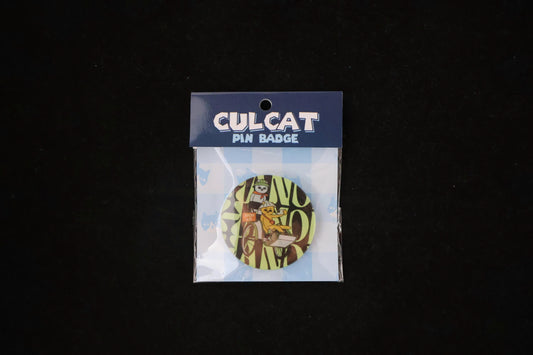 Rare CULCAT Vietnamese Cyclo Cat Pin Badge – Limited Promotional Release