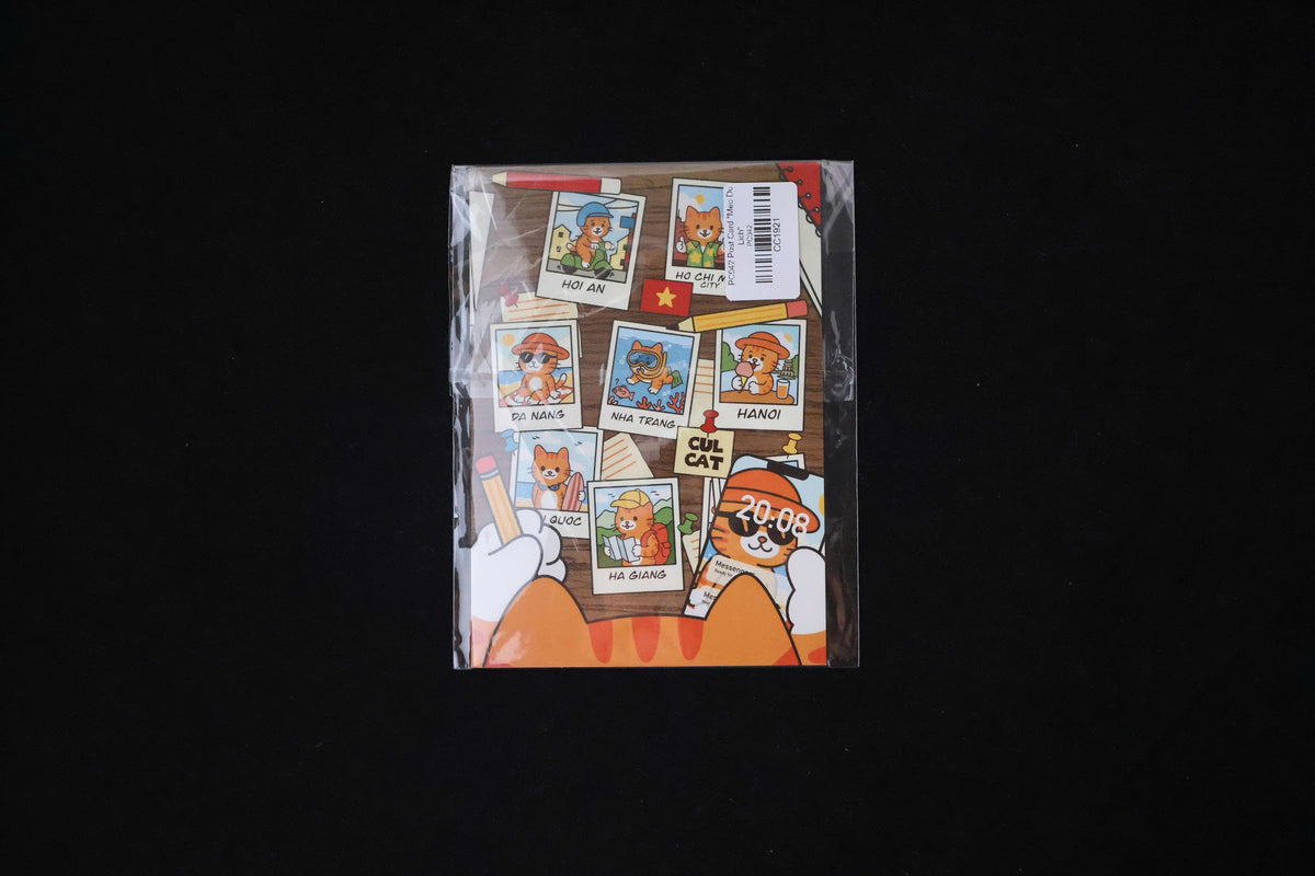 CULCAT Vietnam Travel Cats Postcard – Limited Promotional Release