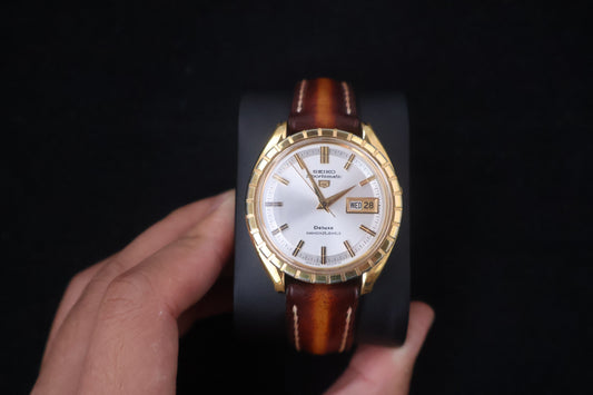 (SERVICED) Rare Vintage 1967 Seiko Sportsmatic 5 Deluxe SGP 25 Jewels 7619-9020