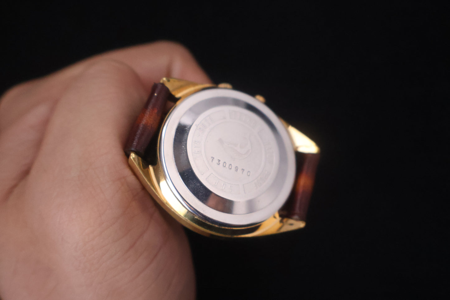 (SERVICED) Rare Vintage 1967 Seiko Sportsmatic 5 Deluxe SGP 25 Jewels 7619-9020