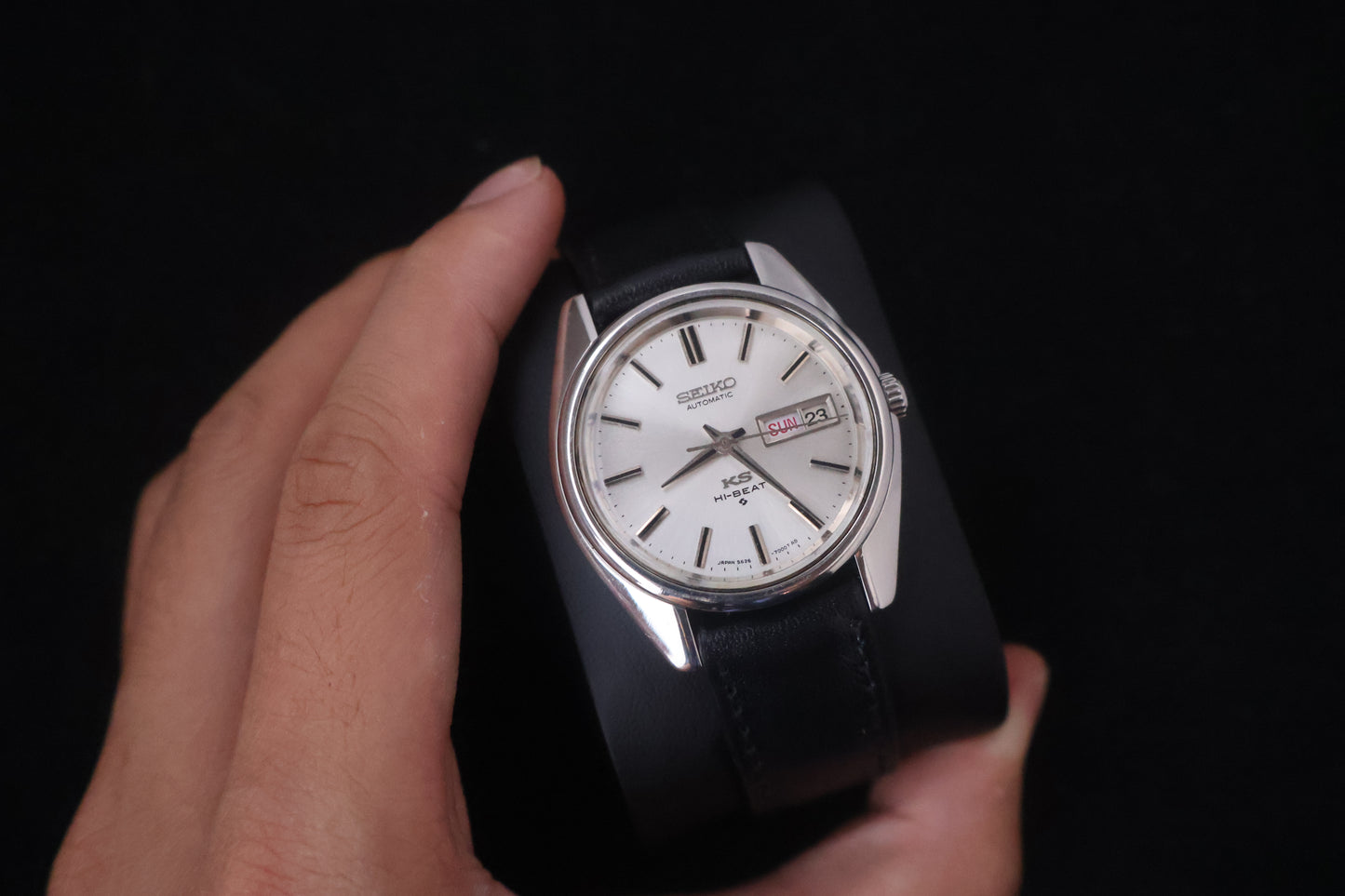 (SERVICED) Rare Vintage 1971 King Seiko KS Hi-Beat Medallion 25 Jewels 5626-7000