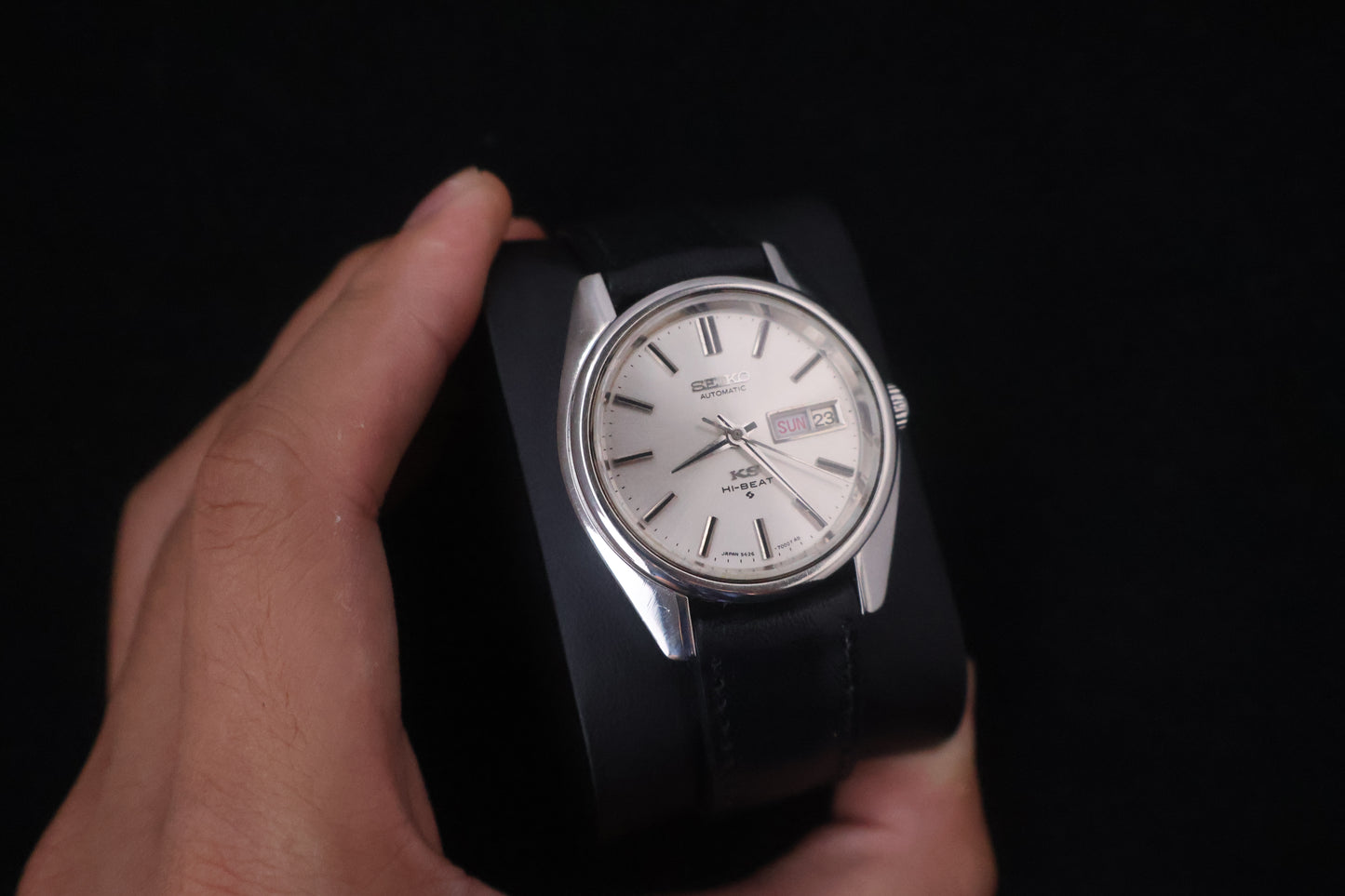 (SERVICED) Rare Vintage 1971 King Seiko KS Hi-Beat Medallion 25 Jewels 5626-7000