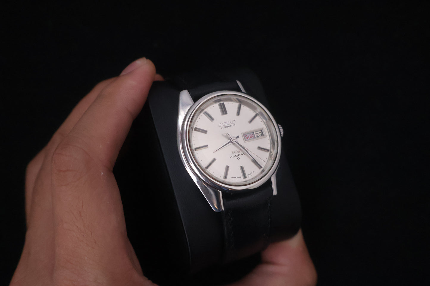 (SERVICED) Rare Vintage 1971 King Seiko KS Hi-Beat Medallion 25 Jewels 5626-7000