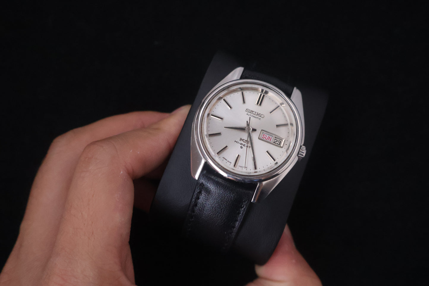 (SERVICED) Rare Vintage 1971 King Seiko KS Hi-Beat Medallion 25 Jewels 5626-7000
