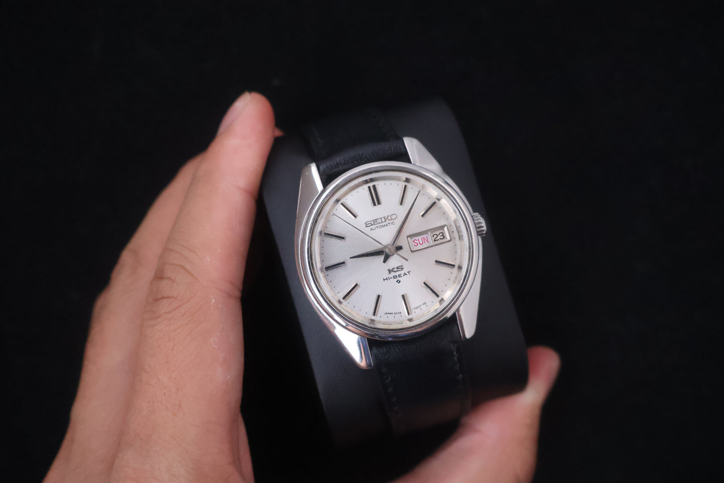 (SERVICED) Rare Vintage 1971 King Seiko KS Hi-Beat Medallion 25 Jewels 5626-7000