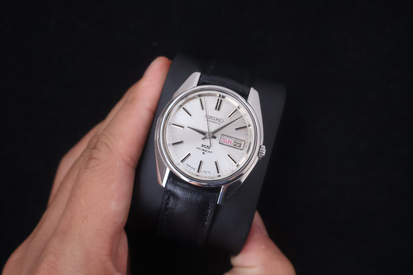 (SERVICED) Rare Vintage 1971 King Seiko KS Hi-Beat Medallion 25 Jewels 5626-7000
