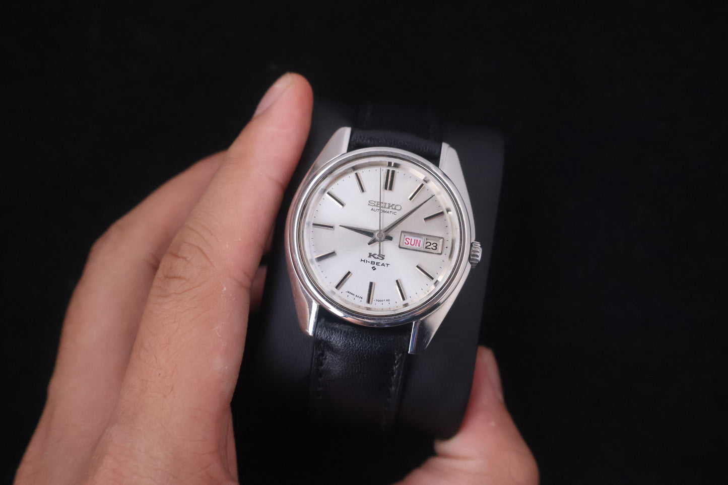 (SERVICED) Rare Vintage 1971 King Seiko KS Hi-Beat Medallion 25 Jewels 5626-7000