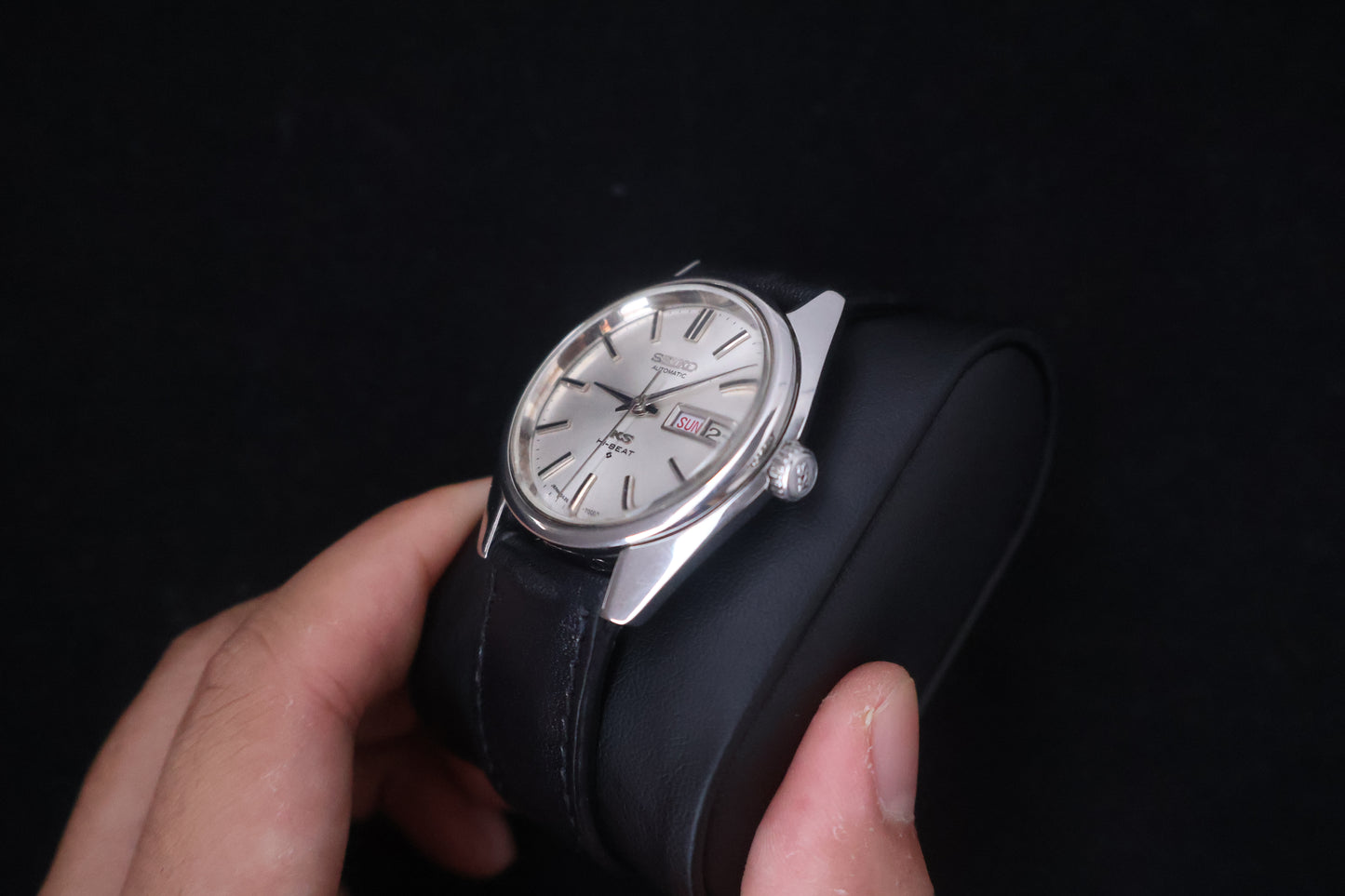 (SERVICED) Rare Vintage 1971 King Seiko KS Hi-Beat Medallion 25 Jewels 5626-7000