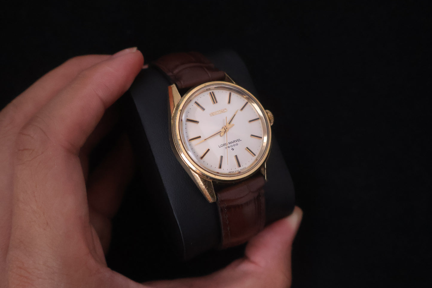 (SERVICED) Rare Vintage 1975 Seiko Lord Marvel 36000 Hi-Beat SGP 5740-8000
