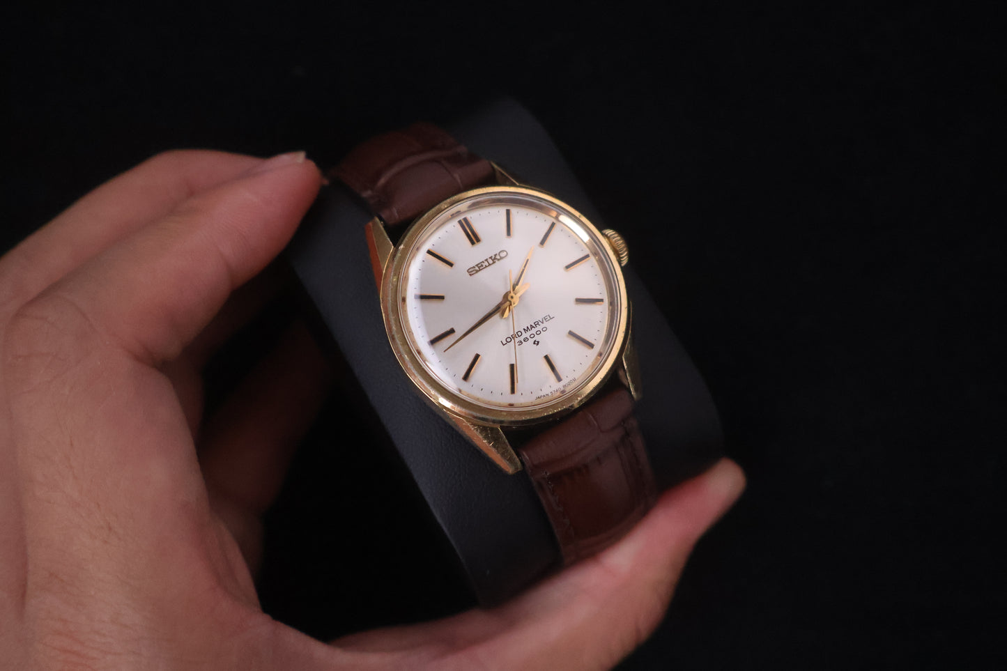 (SERVICED) Rare Vintage 1975 Seiko Lord Marvel 36000 Hi-Beat SGP 5740-8000