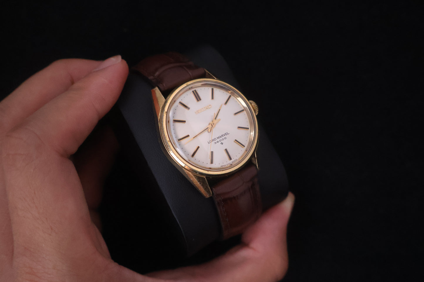 (SERVICED) Rare Vintage 1975 Seiko Lord Marvel 36000 Hi-Beat SGP 5740-8000