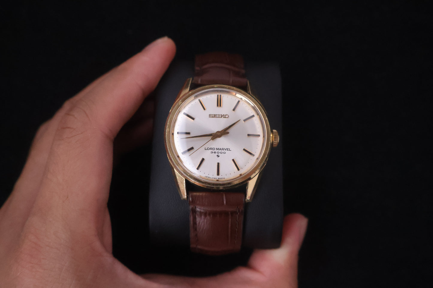 (SERVICED) Rare Vintage 1975 Seiko Lord Marvel 36000 Hi-Beat SGP 5740-8000