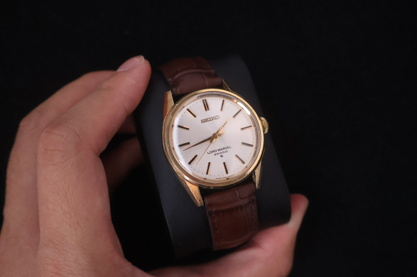 (SERVICED) Rare Vintage 1975 Seiko Lord Marvel 36000 Hi-Beat SGP 5740-8000
