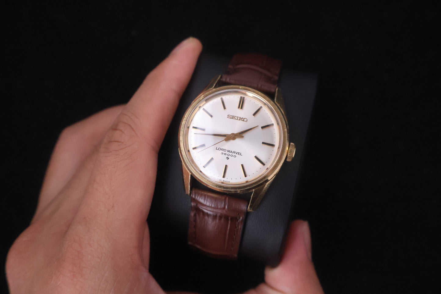 (SERVICED) Rare Vintage 1975 Seiko Lord Marvel 36000 Hi-Beat SGP 5740-8000