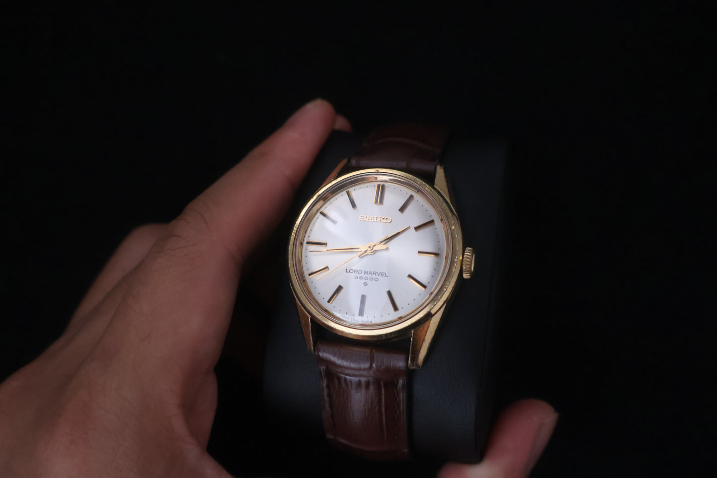 (SERVICED) Rare Vintage 1975 Seiko Lord Marvel 36000 Hi-Beat SGP 5740-8000