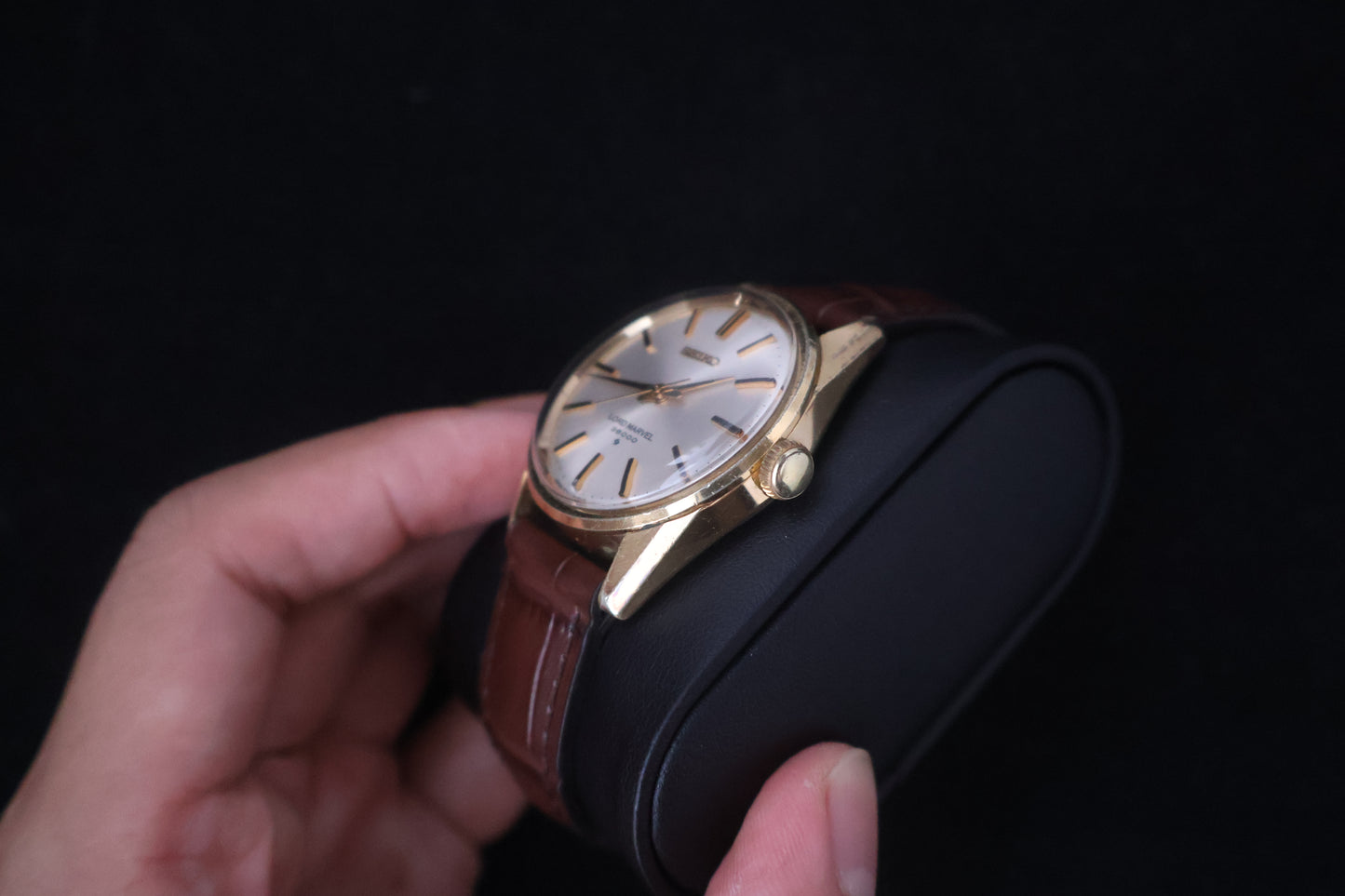 (SERVICED) Rare Vintage 1975 Seiko Lord Marvel 36000 Hi-Beat SGP 5740-8000