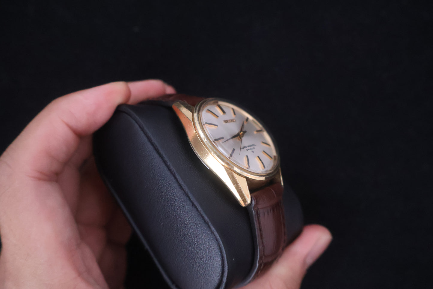 (SERVICED) Rare Vintage 1975 Seiko Lord Marvel 36000 Hi-Beat SGP 5740-8000