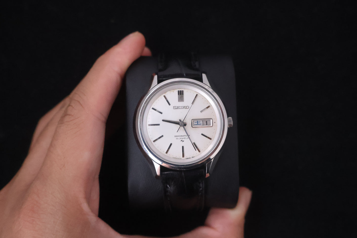 (SERVICED) Rare Vintage 1968 Seiko Seikomatic-P 33 Jewels 5106-8020