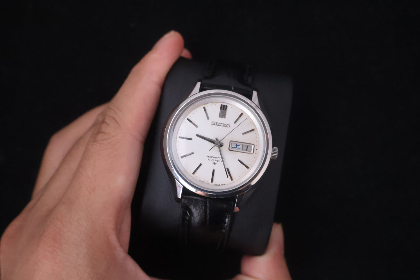 (SERVICED) Rare Vintage 1968 Seiko Seikomatic-P 33 Jewels 5106-8020