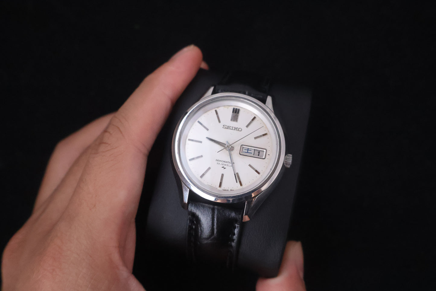 (SERVICED) Rare Vintage 1968 Seiko Seikomatic-P 33 Jewels 5106-8020