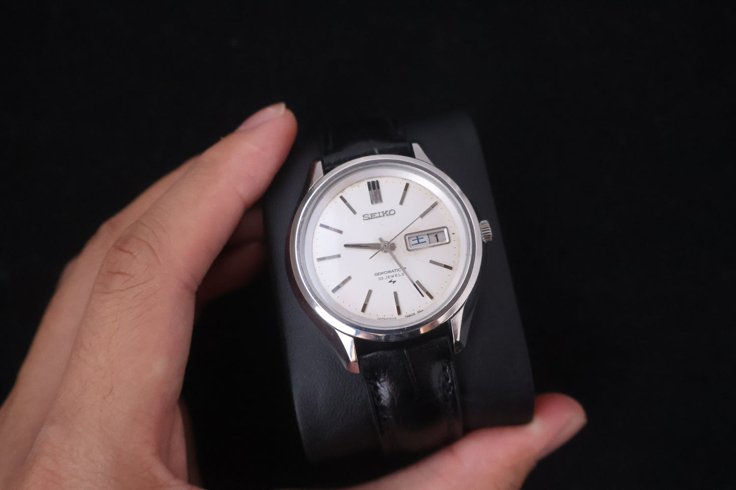 (SERVICED) Rare Vintage 1968 Seiko Seikomatic-P 33 Jewels 5106-8020
