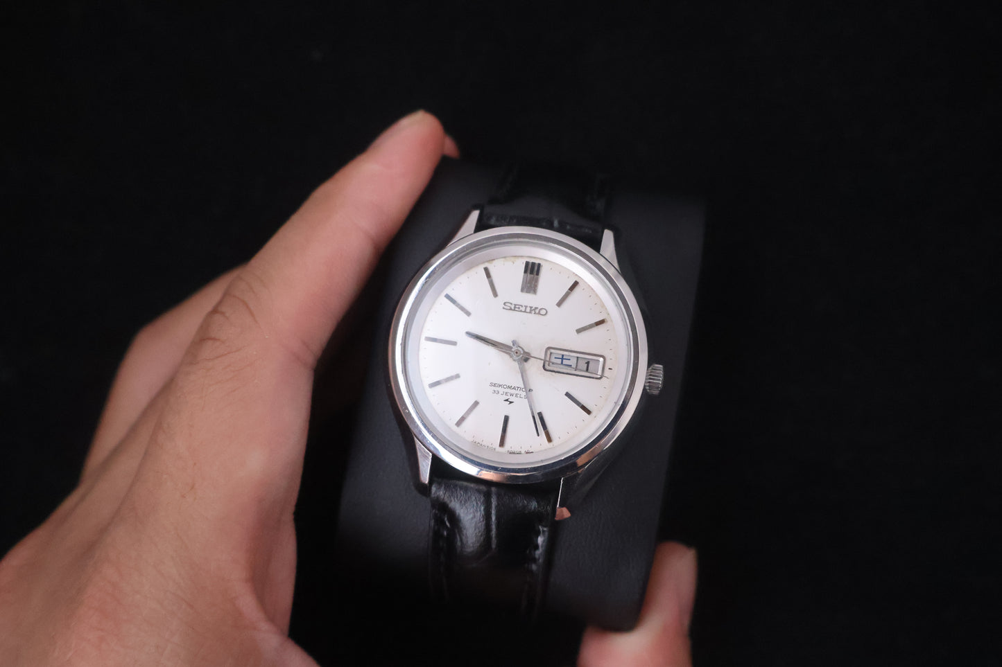 (SERVICED) Rare Vintage 1968 Seiko Seikomatic-P 33 Jewels 5106-8020