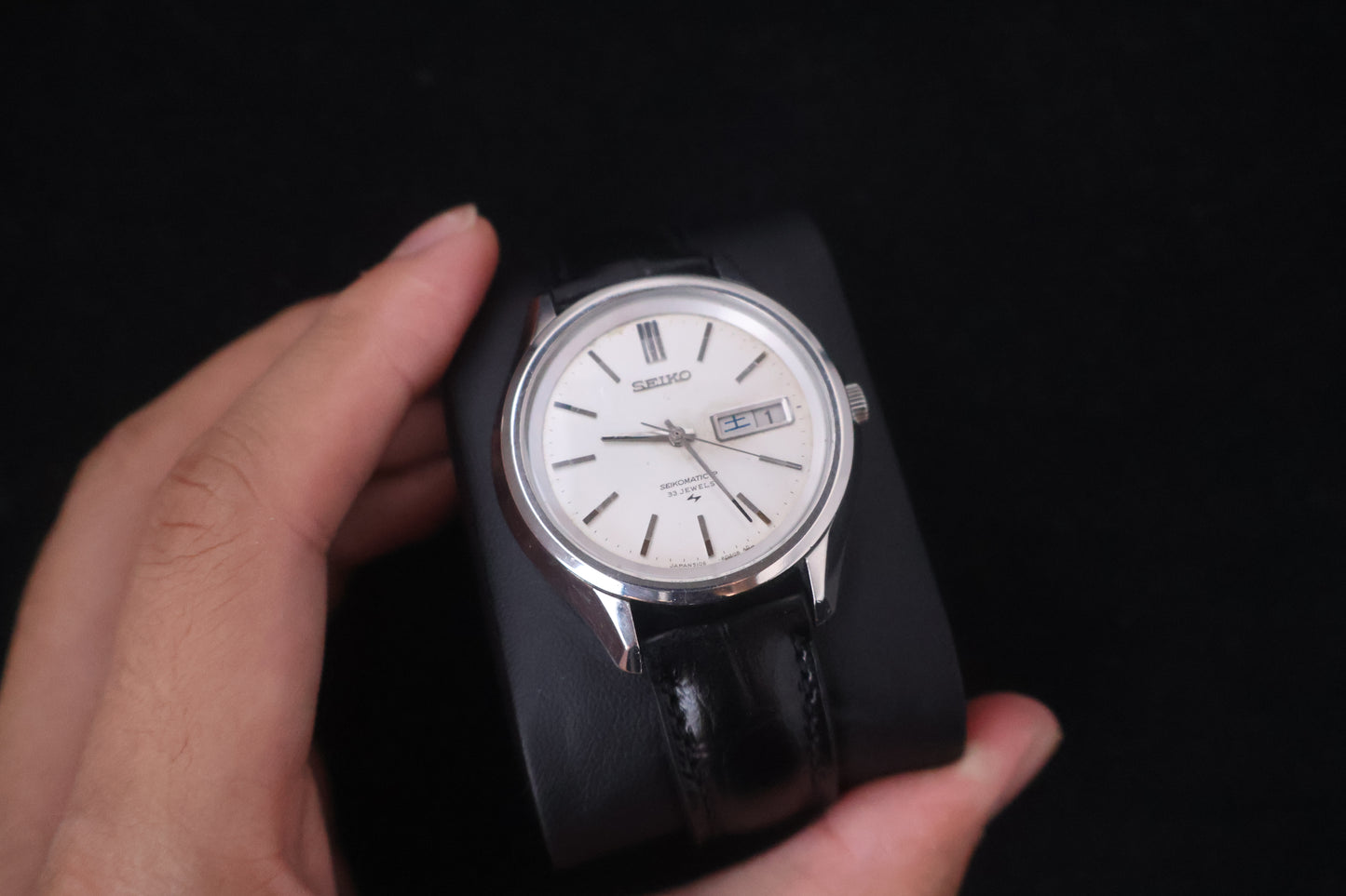 (SERVICED) Rare Vintage 1968 Seiko Seikomatic-P 33 Jewels 5106-8020