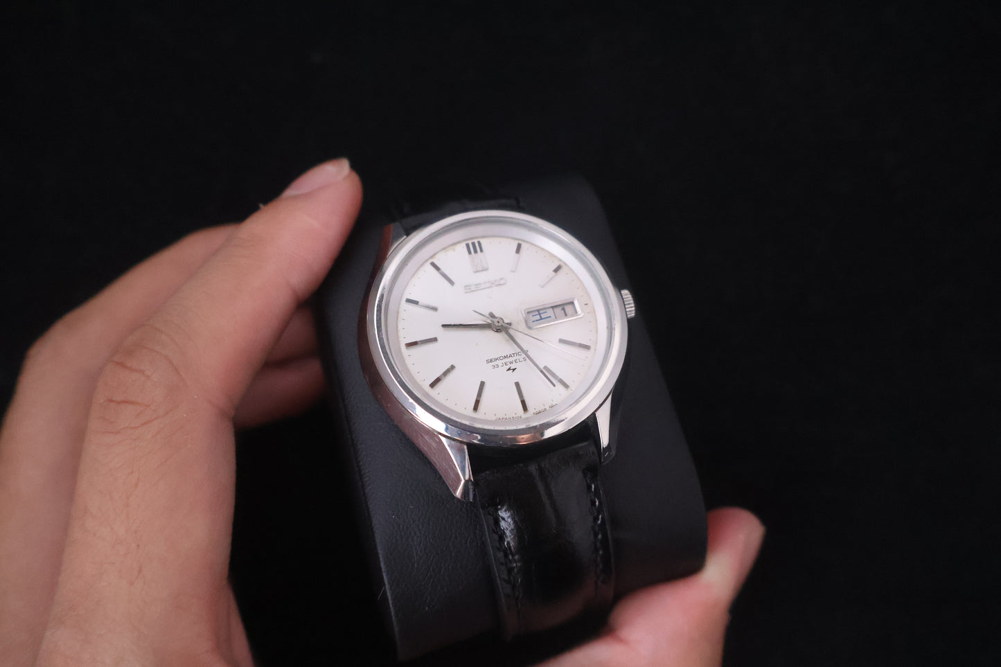 (SERVICED) Rare Vintage 1968 Seiko Seikomatic-P 33 Jewels 5106-8020