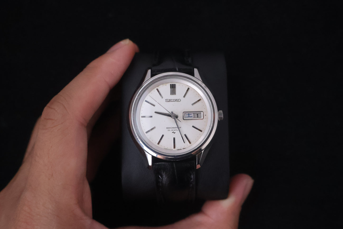 (SERVICED) Rare Vintage 1968 Seiko Seikomatic-P 33 Jewels 5106-8020