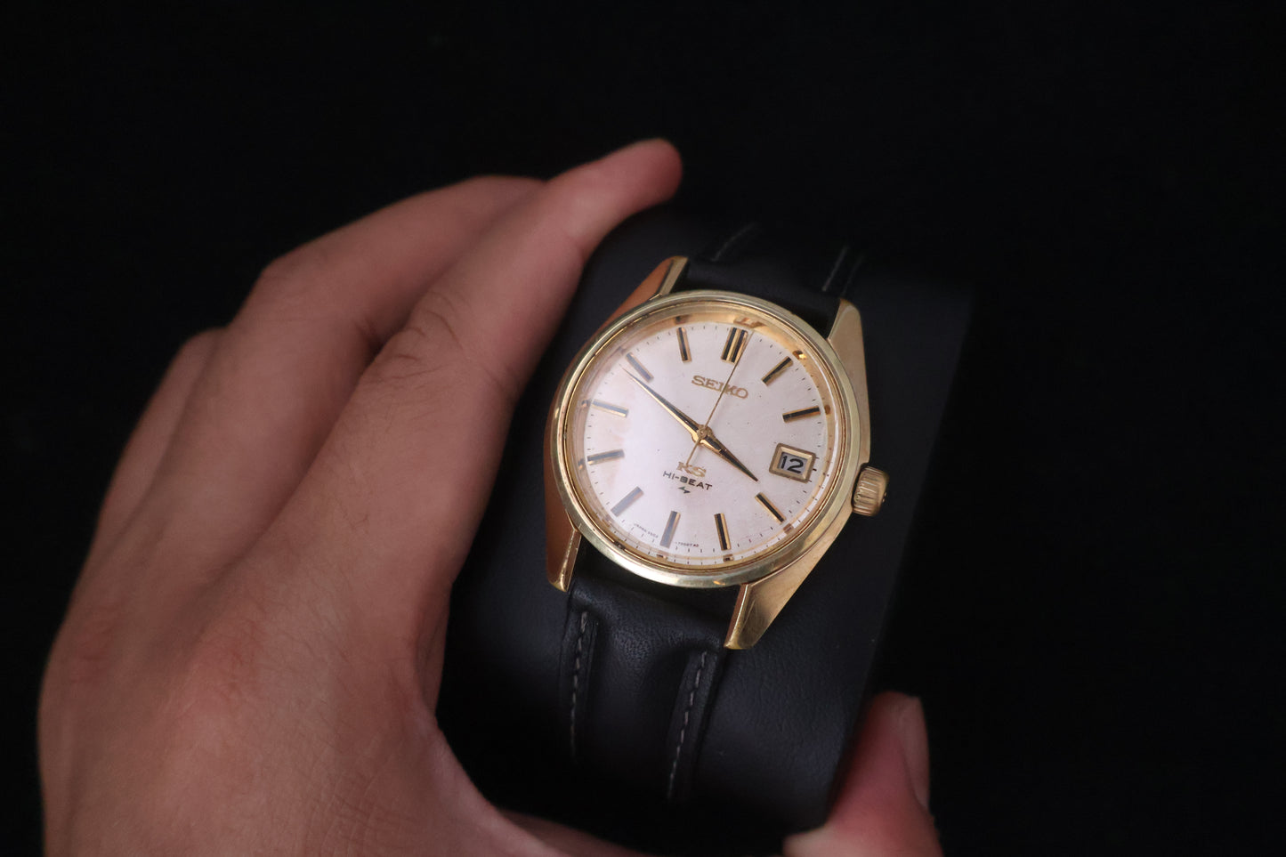 (SERVICED) Rare Vintage 1970 King Seiko KS Hi-Beat 36000 SGP Medallion 25 Jewels 4502-7001