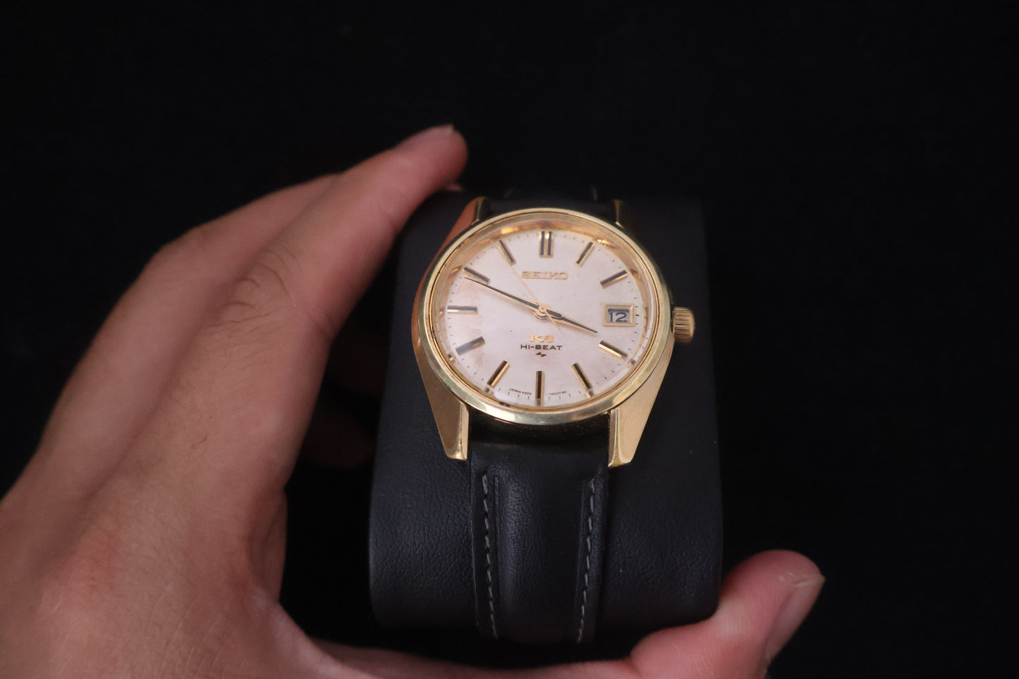 (SERVICED) Rare Vintage 1970 King Seiko KS Hi-Beat 36000 SGP Medallion 25 Jewels 4502-7001
