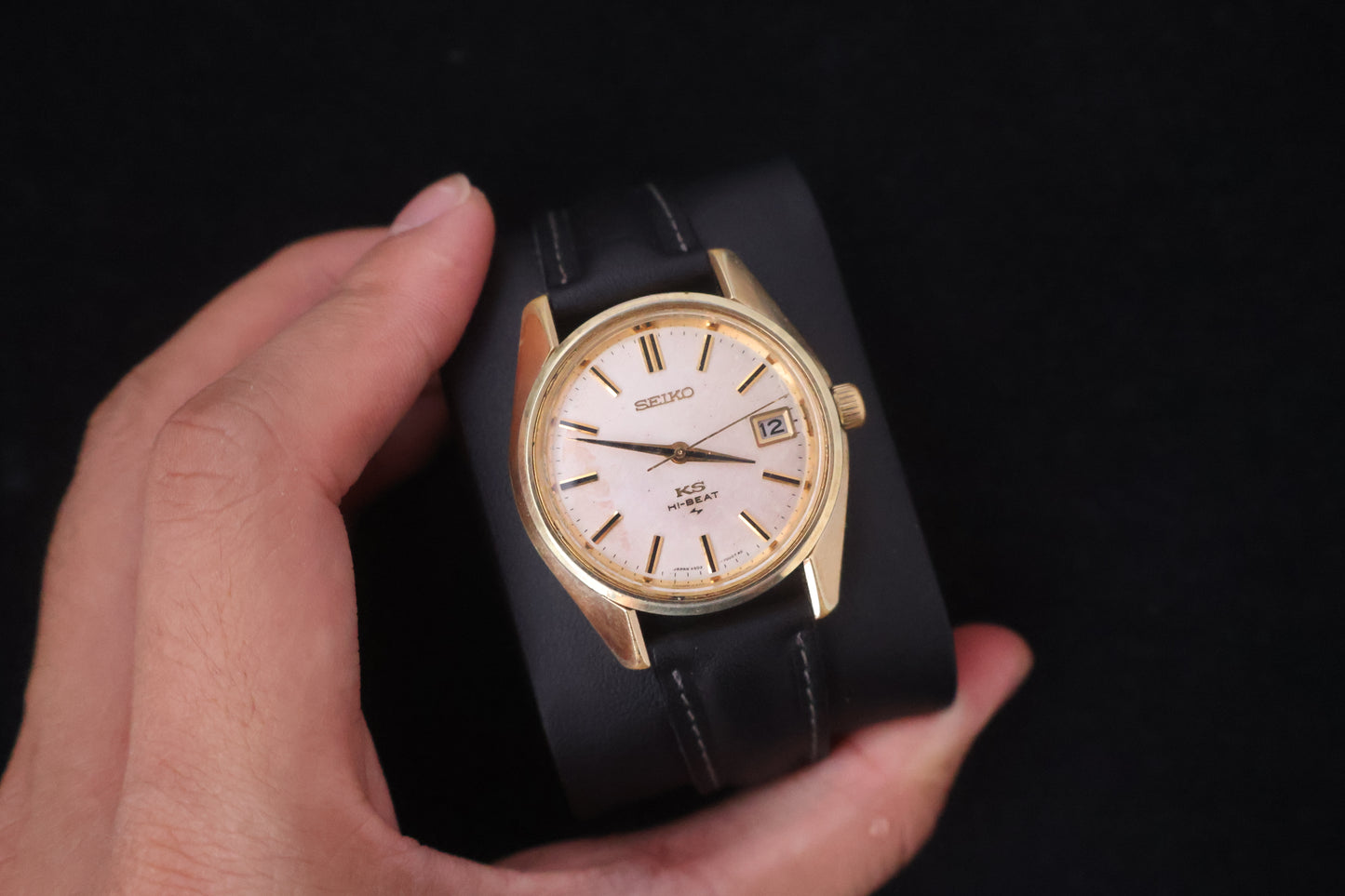 (SERVICED) Rare Vintage 1970 King Seiko KS Hi-Beat 36000 SGP Medallion 25 Jewels 4502-7001