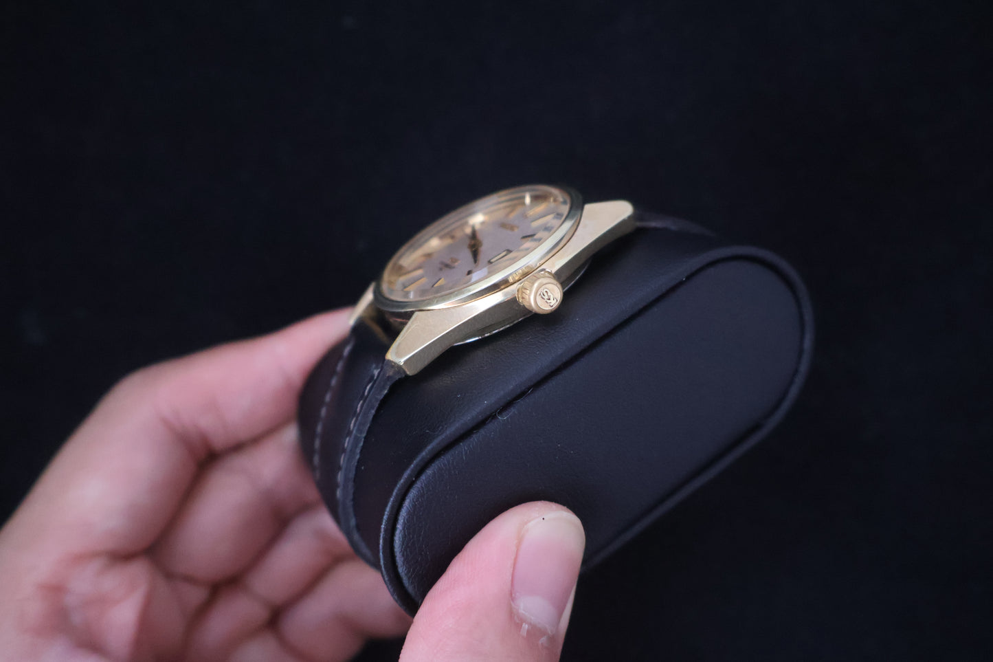 (SERVICED) Rare Vintage 1970 King Seiko KS Hi-Beat 36000 SGP Medallion 25 Jewels 4502-7001