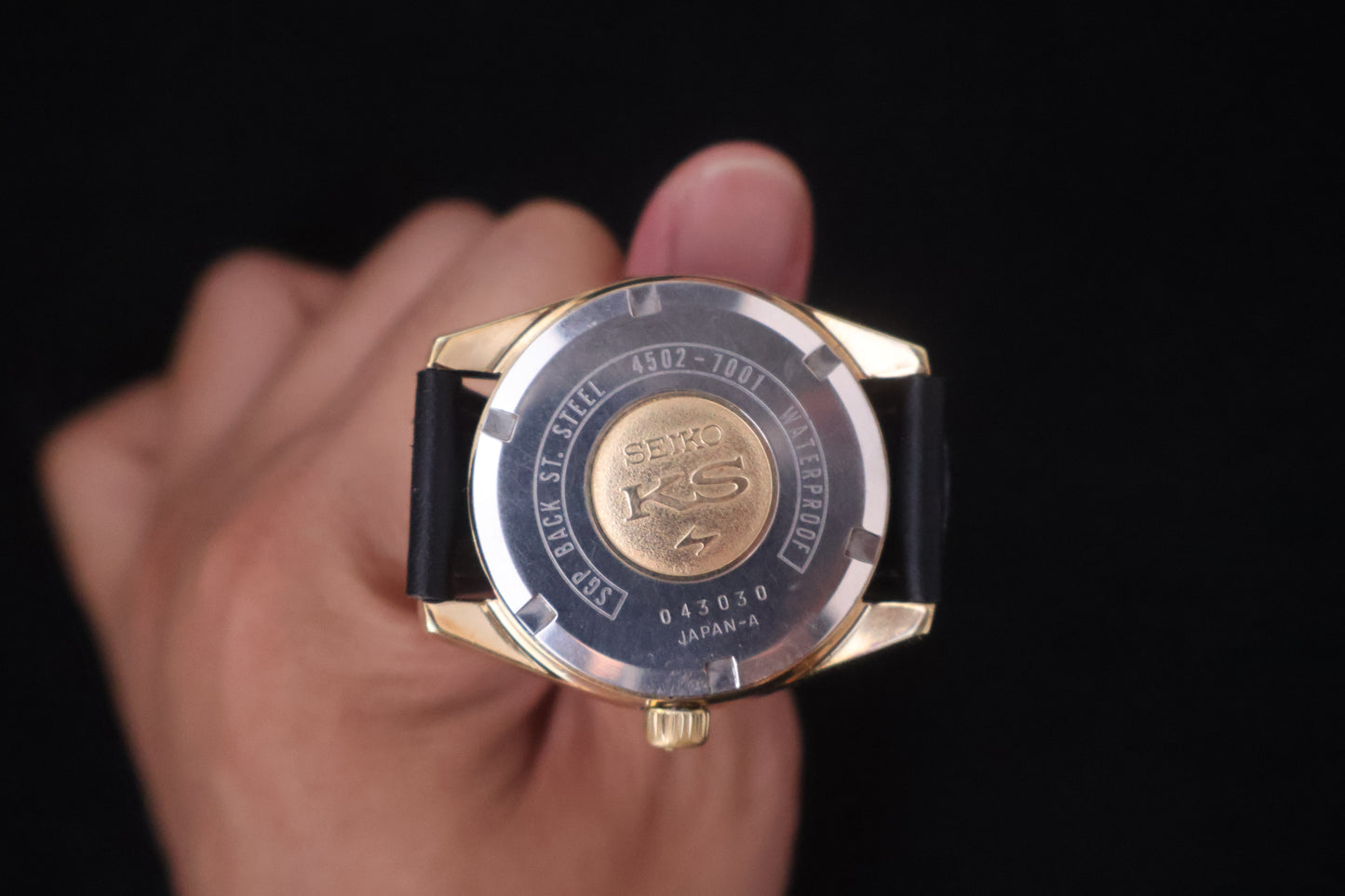 (SERVICED) Rare Vintage 1970 King Seiko KS Hi-Beat 36000 SGP Medallion 25 Jewels 4502-7001